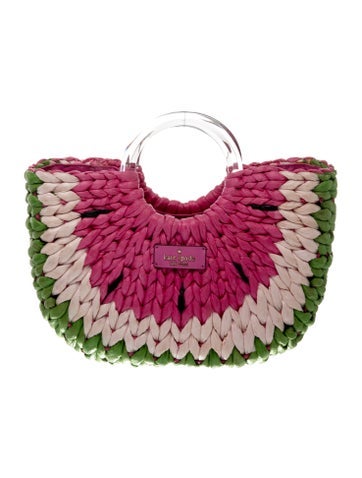 Straw Top Handle Bag