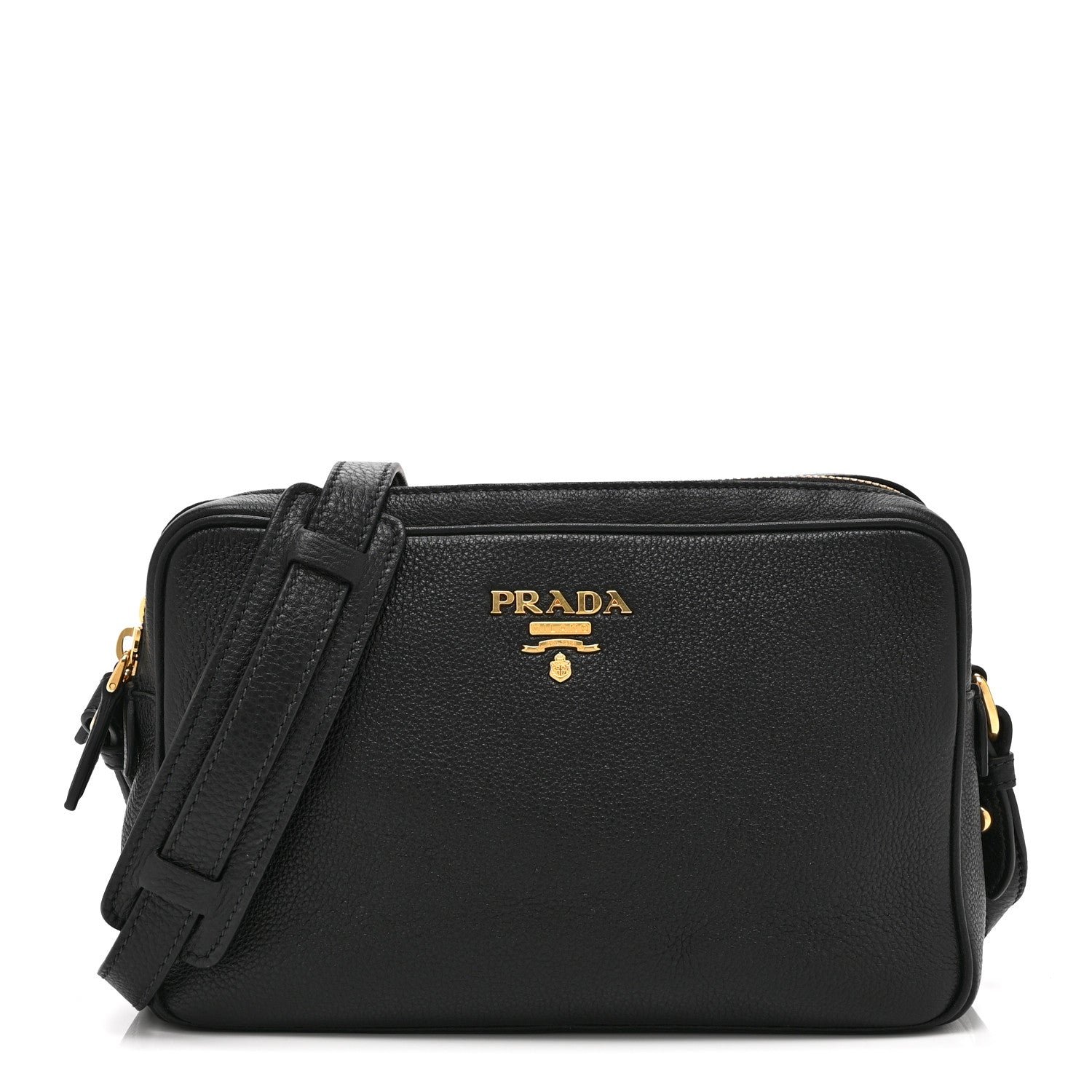 Prada Vitello Phenix Camera Bag Black