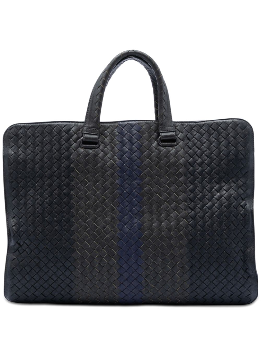 2012-2026 Nappa Intrecciato Club Fume Briefcase business bag