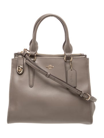 Leather Top Handle Bag