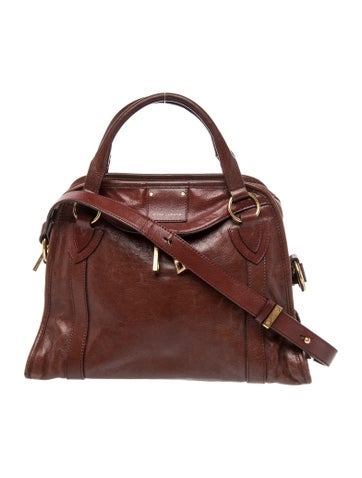 Leather Top Handle Bag