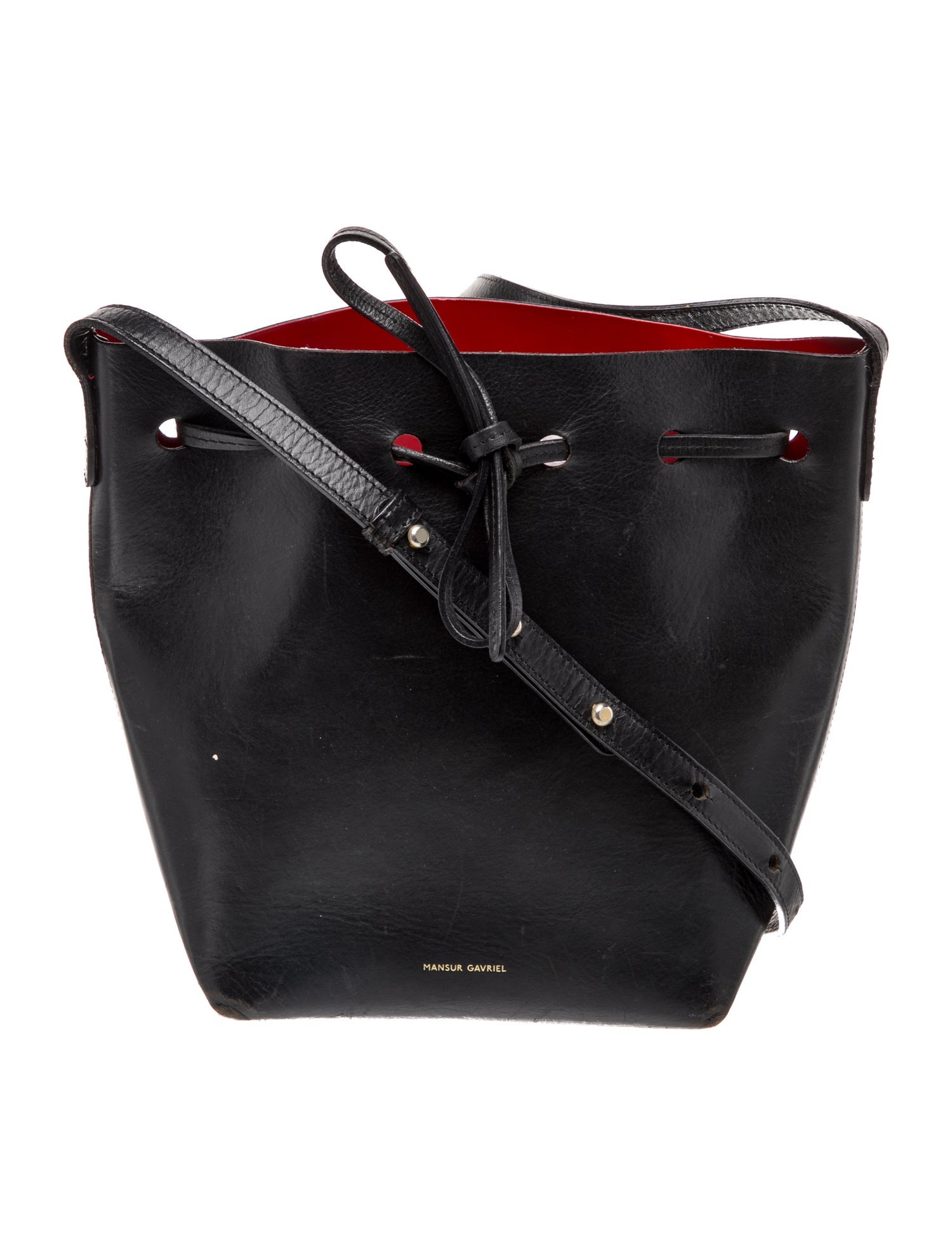Mansur Gavriel Leather Bucket Bag Vintage
