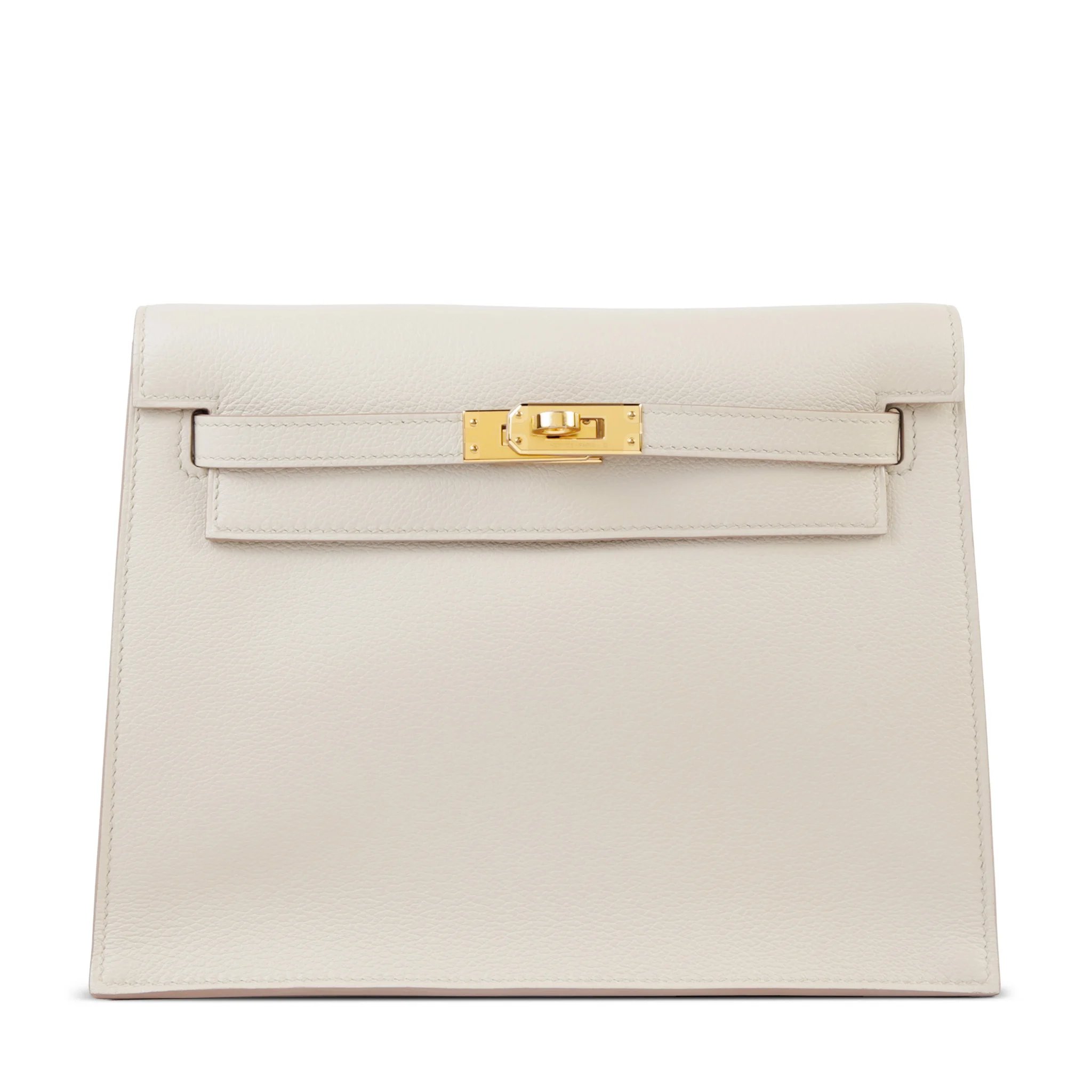 Brand New ( Rank N ) HERMÈS Kelly Danse Beton (8L) Evercolor Gold hardware G (2026)