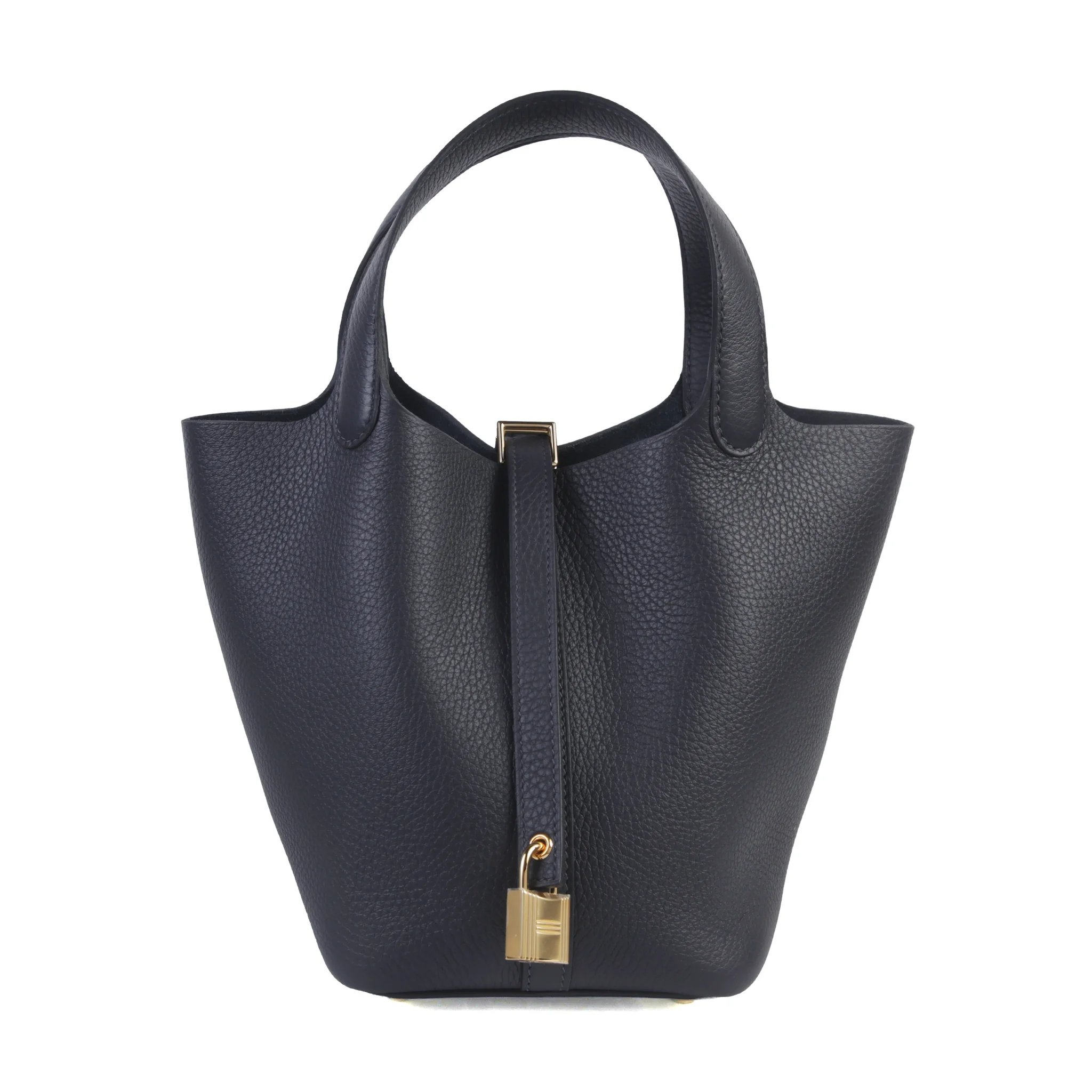 Brand New ( Rank N ) HERMÈS Picotin Lock PM Caban (3Y) Clemence Gold hardware G (2026)