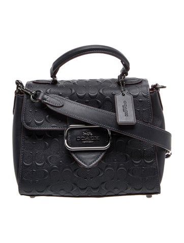 Leather Top Handle Bag