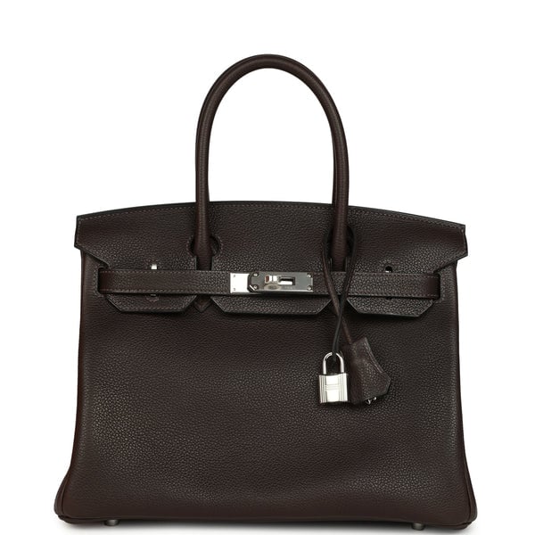 Hermes Hermes Birkin 30 Ebene Barenia Faubourg Palladium Hardware