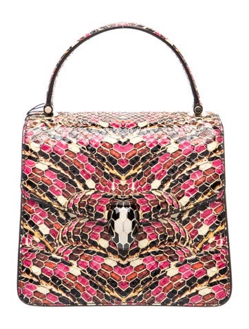 Bvlgari Kingsnake Top Handle Bag Medium