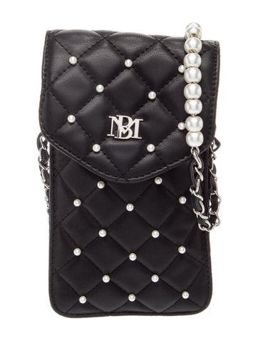 Badgley Mischka Leather Bucket Bag