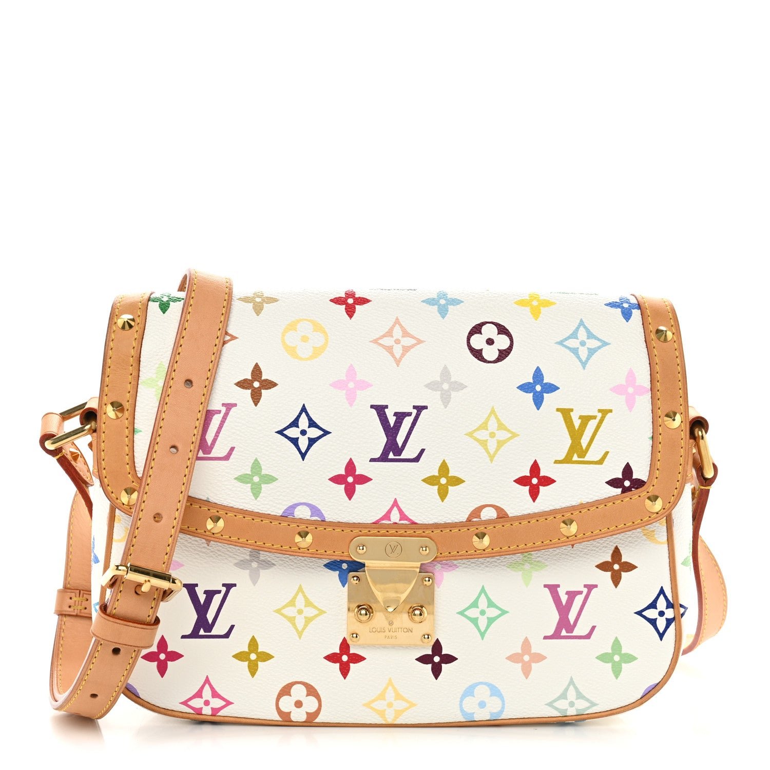 Louis Vuitton Monogram Multicolor Sologne White