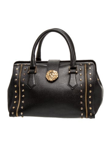 Leather Top Handle Bag