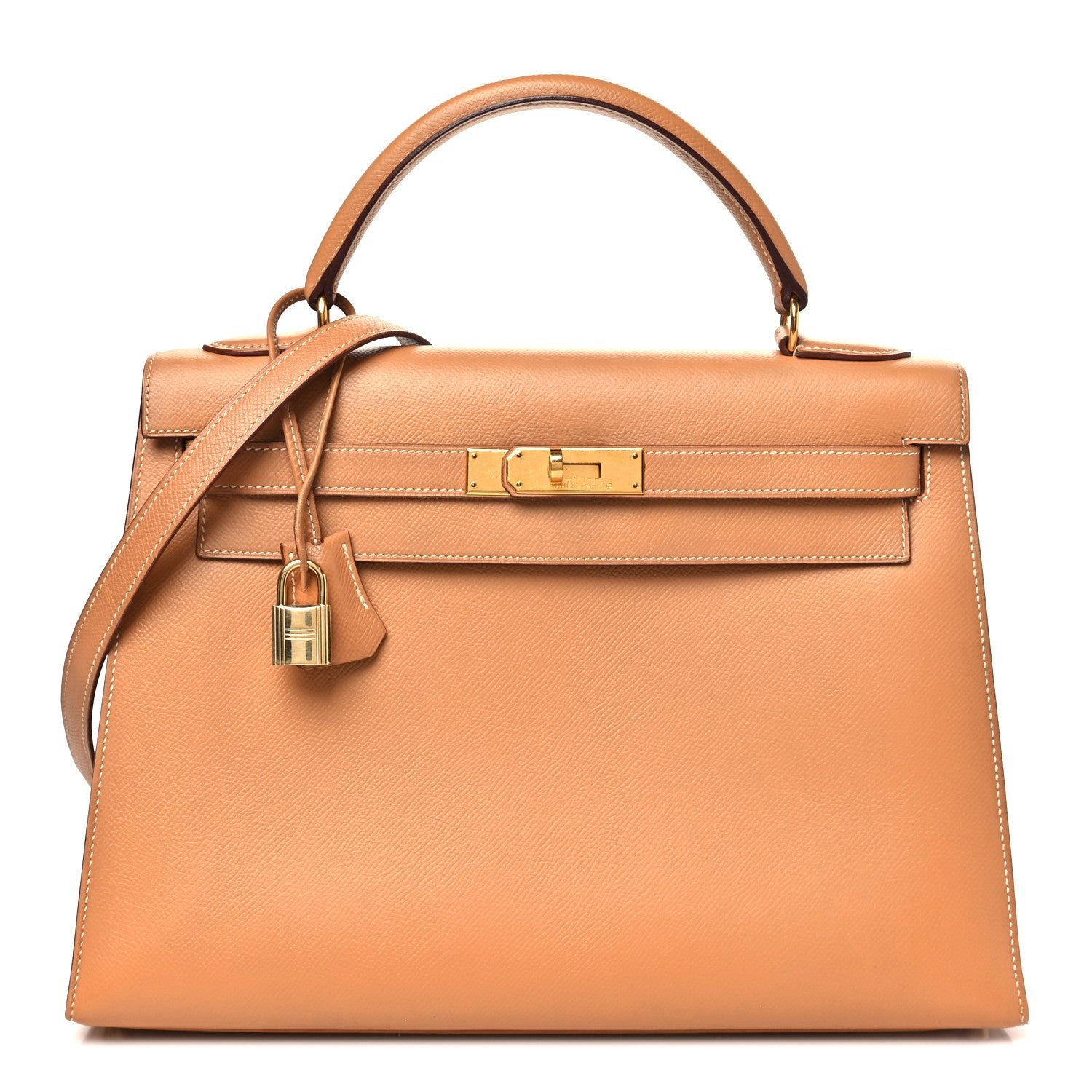 Hermes Courchevel Kelly Sellier 32 Naturelle
