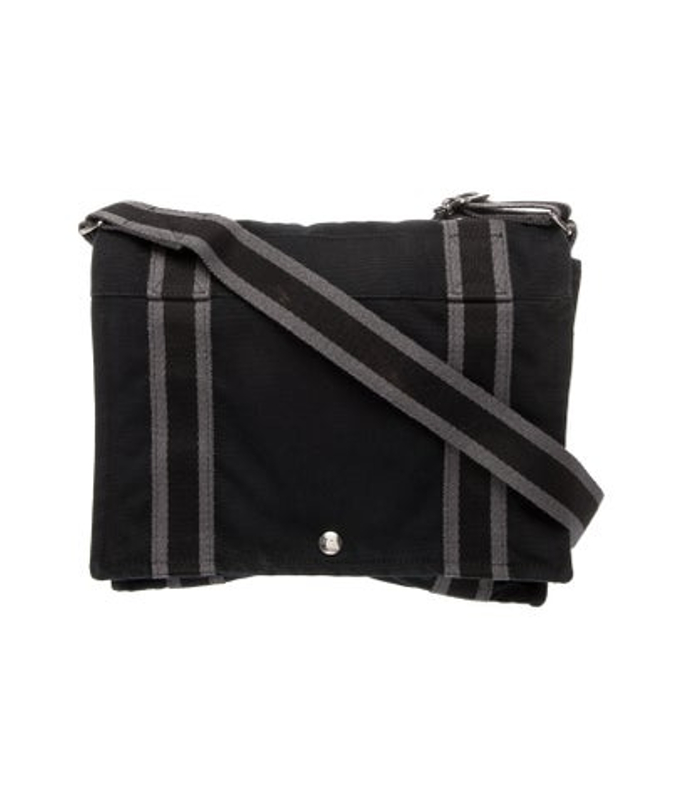 Hermes Toile Fourre Tout Besace Mm