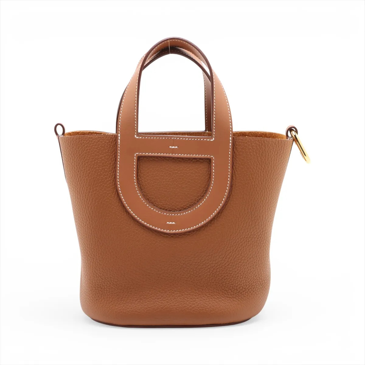 Hermès In the loop 18 Taurillon Clemence × Veau Swift Gold Gold Metal Fittings B