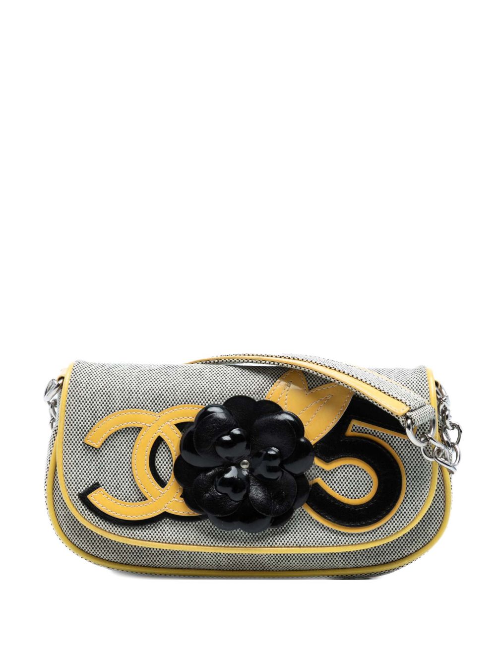 2005-2006 Canvas CC Camellia No. 5 shoulder bag