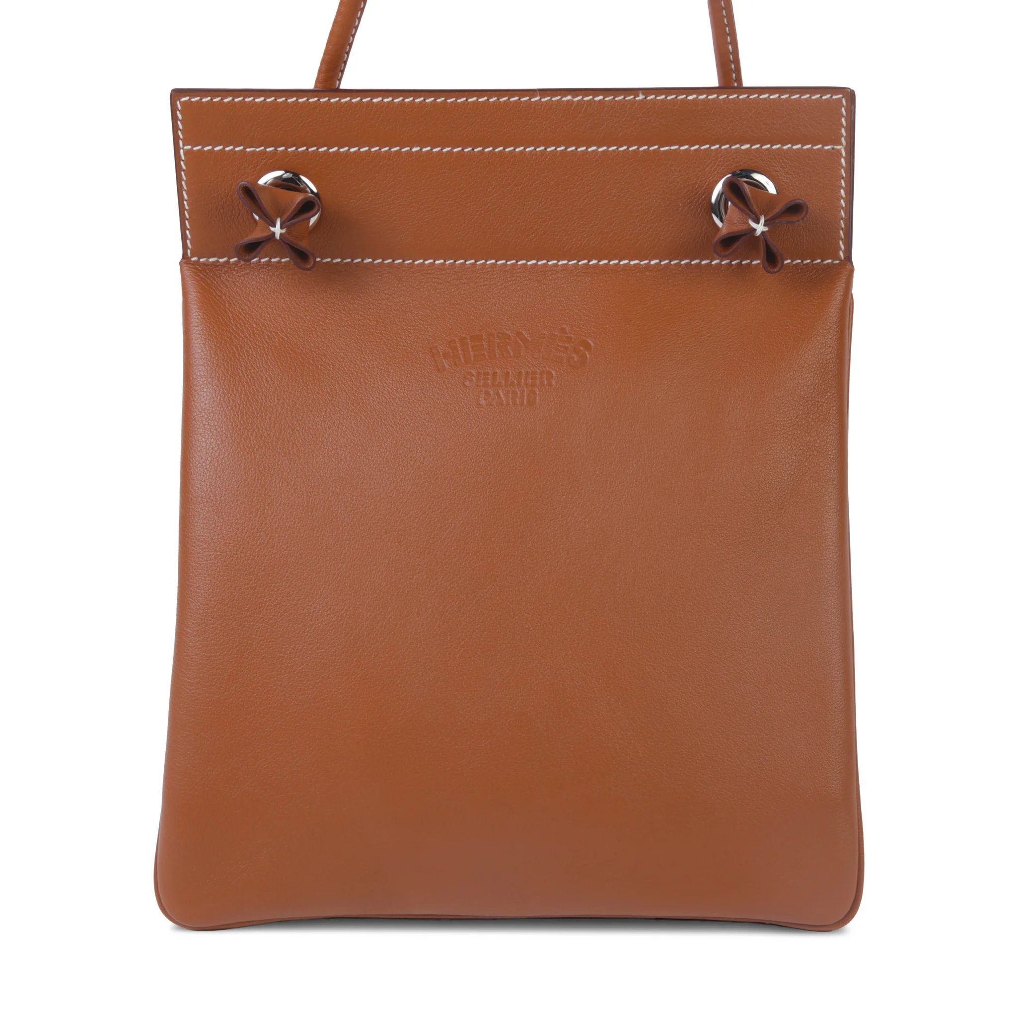 Unused ( Rank NS ) HERMÈS Aline Mini bag Gold (37) Swift Palladium hardware Y (2020)