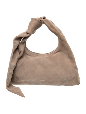 Suede Top Handle Bag