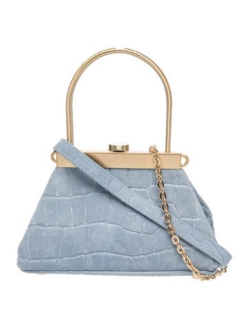 Cult Gaia Suede Evening Bag