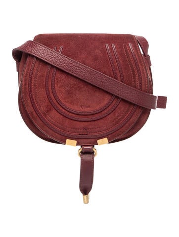 Chloe Leather Marcie Crossbody Small