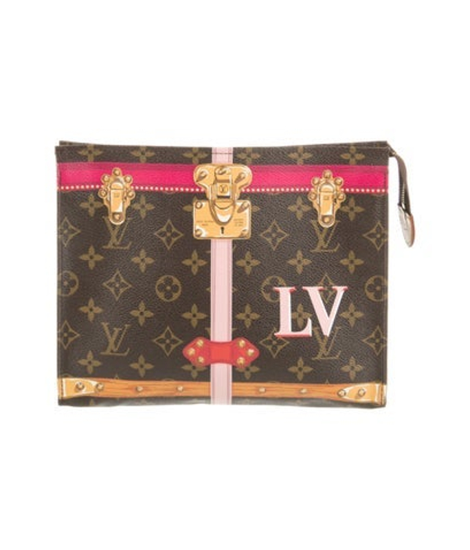 Louis Vuitton Vuitton Lv Monogram Limited Edition Summer Trunks Toiletry Pouch 26