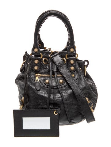 Leather Pompon Mini