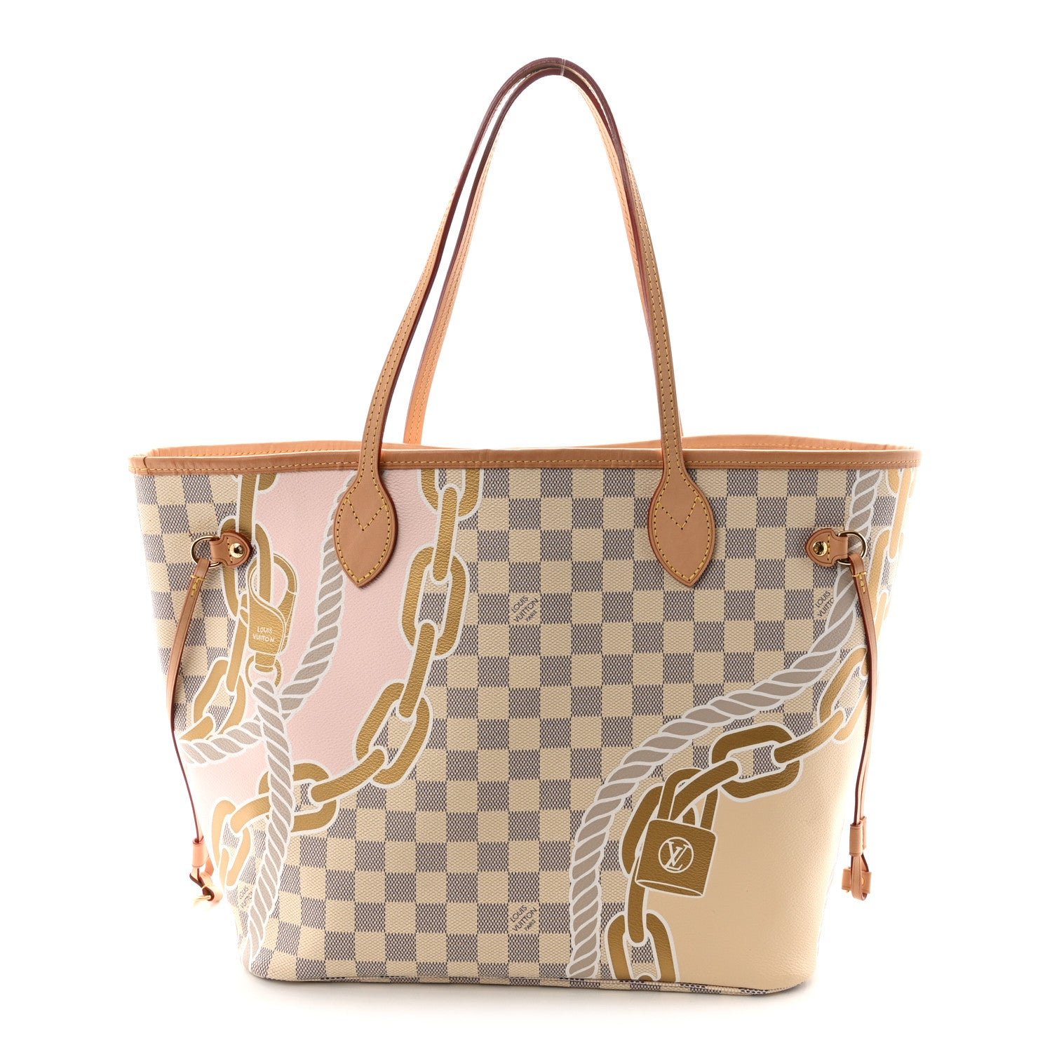 Louis Vuitton Louis Vuitton Damier Azur Nautical Neverfull MM