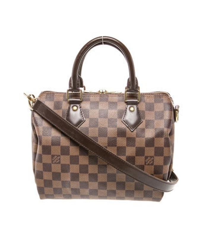 Louis Vuitton Vuitton Damier Ebene Speedy Bandouliere 25