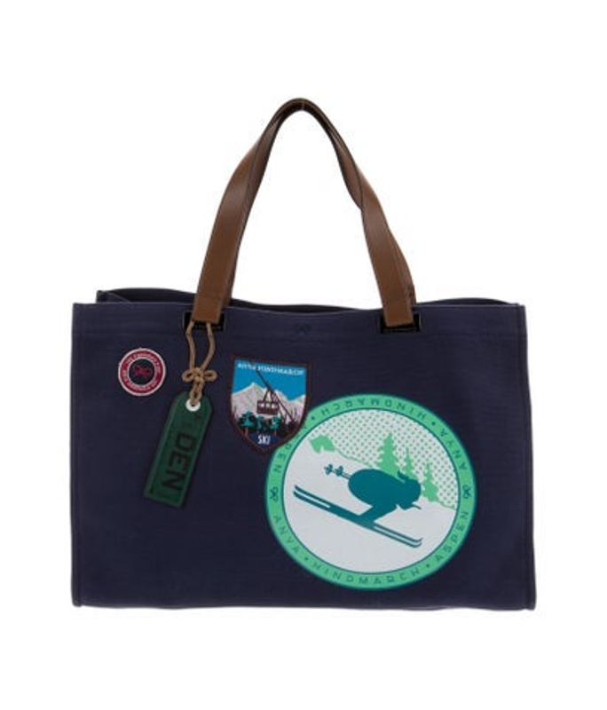 Anya Hindmarch Hindmarch Canvas Top Handle Bag