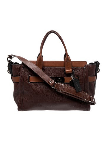 Leather Top Handle Bag