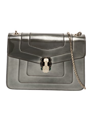 Bvlgari Patent Leather Shoulder Bag