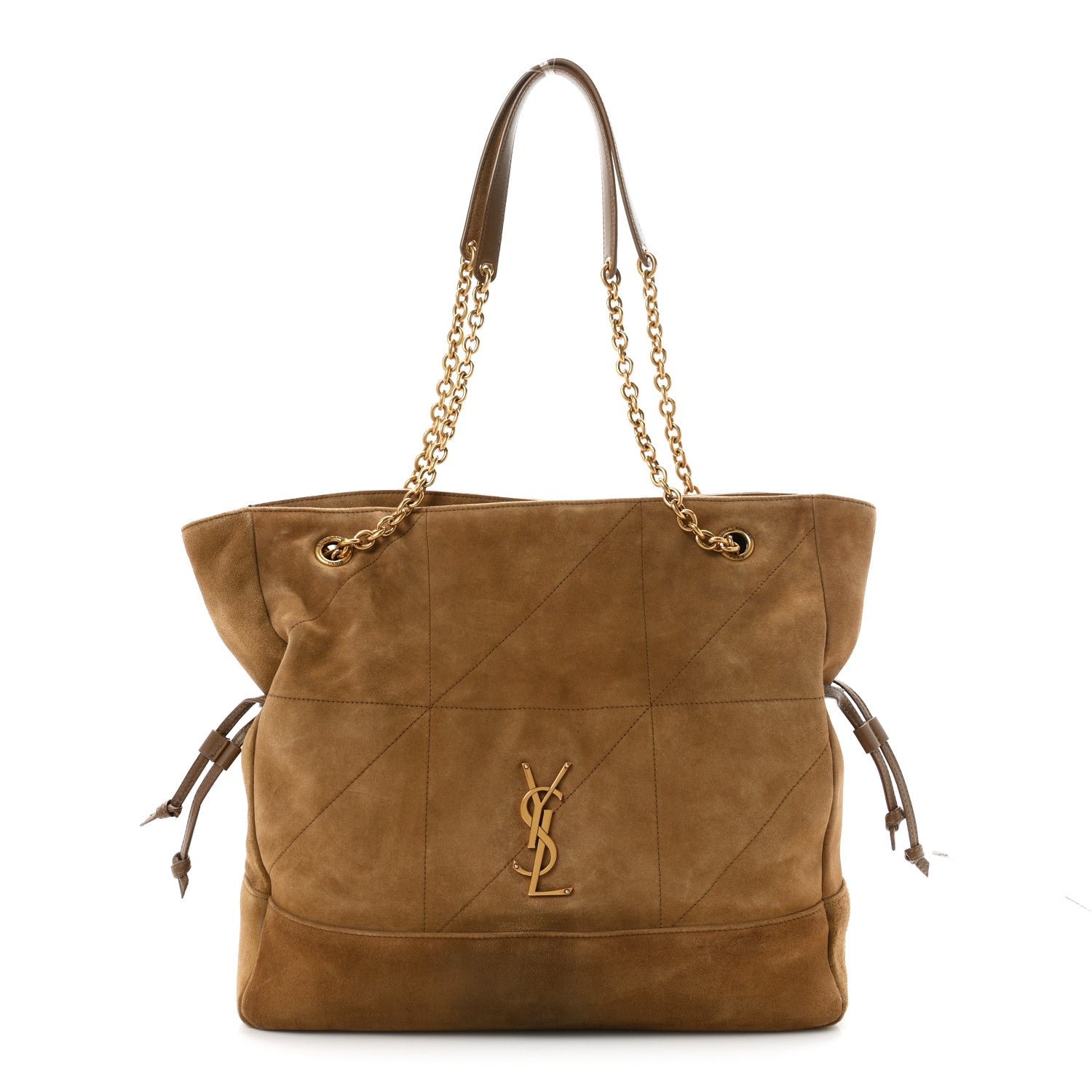 Suede Medium Jamie Shopping Tote Golden Leaf