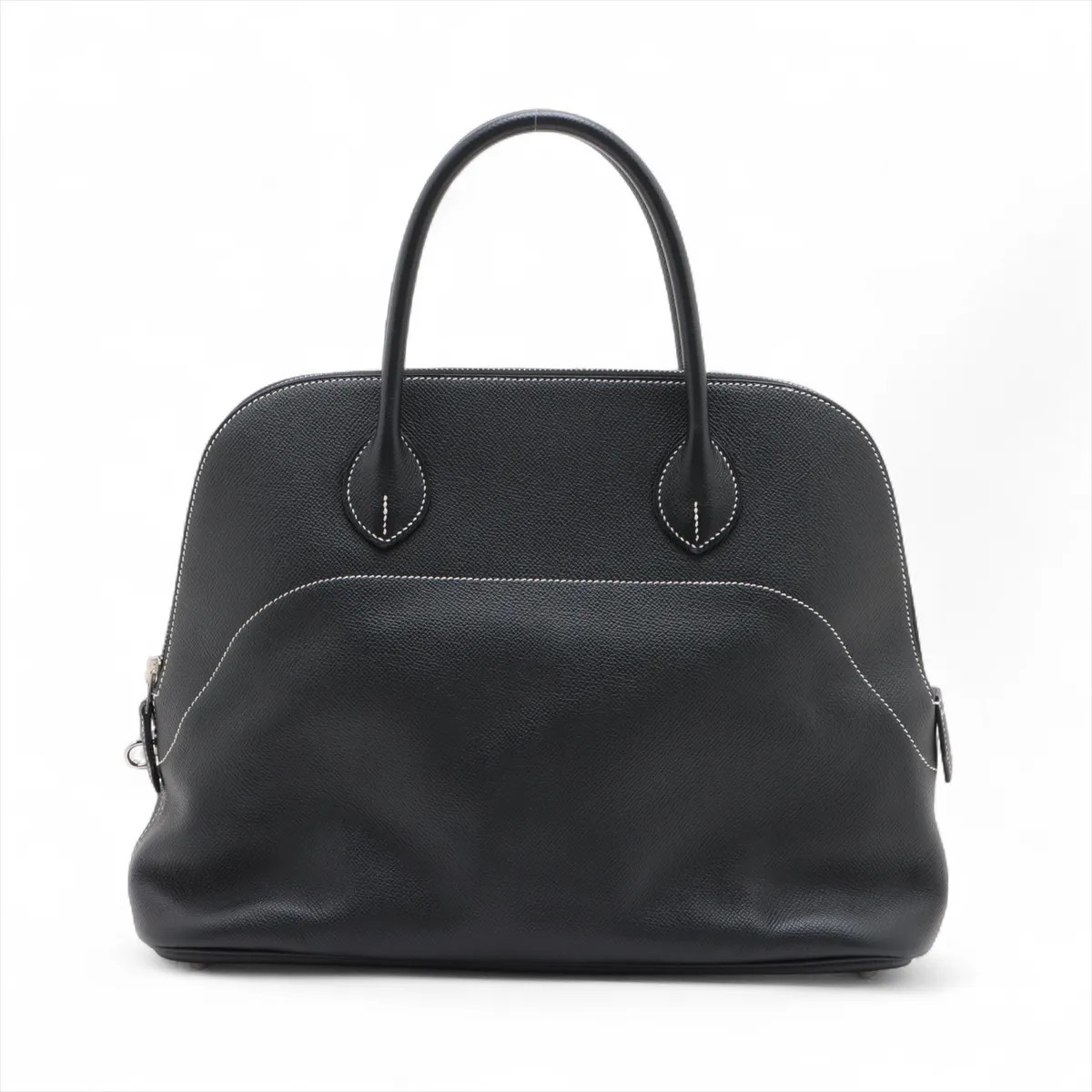 Hermès Bolide Relax 35 Veau Epsom Black Silver Metal Fittings