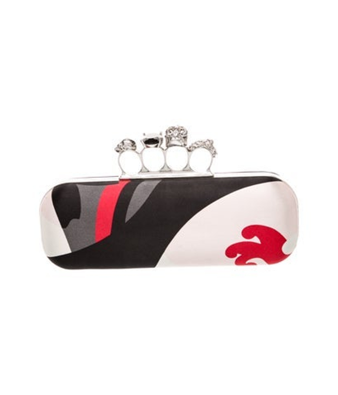 Alexander McQueen Mcqueen Satin Clutch