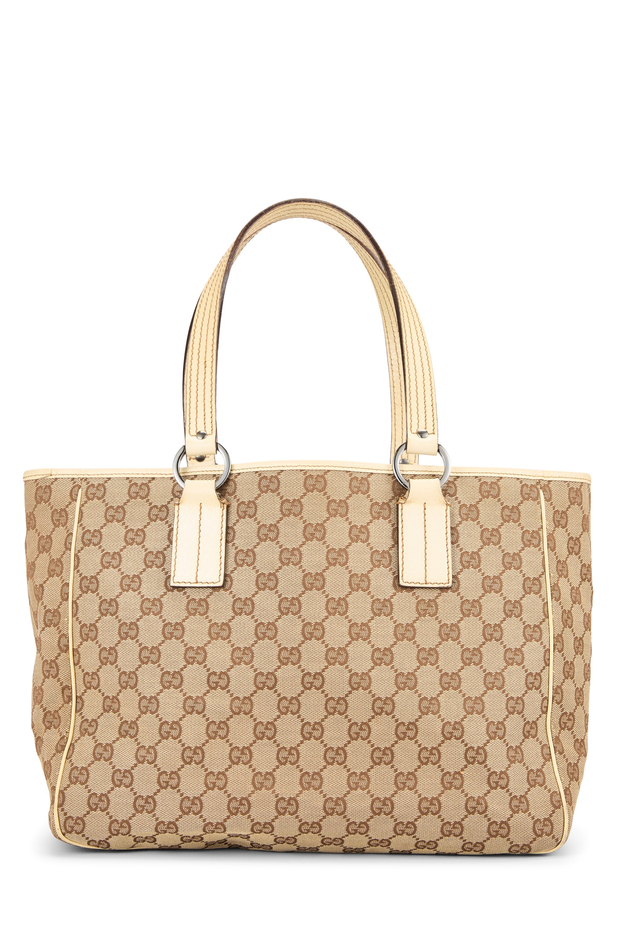White Original GG Canvas Tote Large
