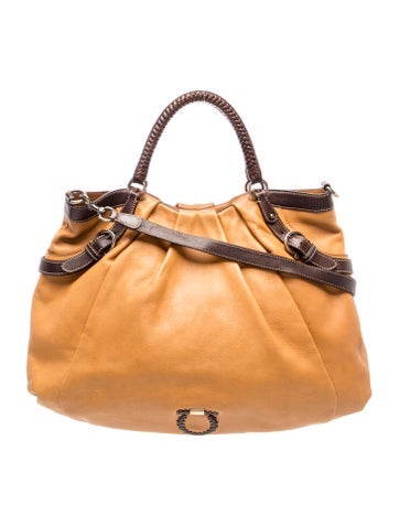 Leather Top Handle Bag