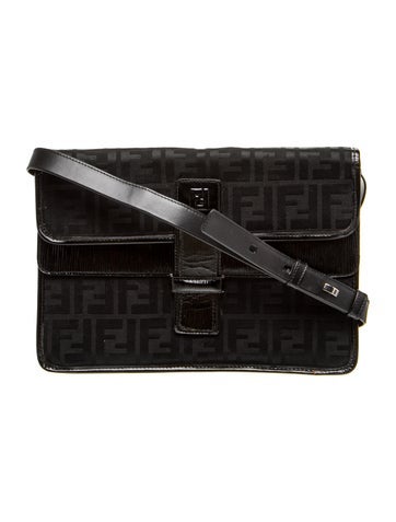 Zucca FF Vintage FF Logo Shoulder Bag