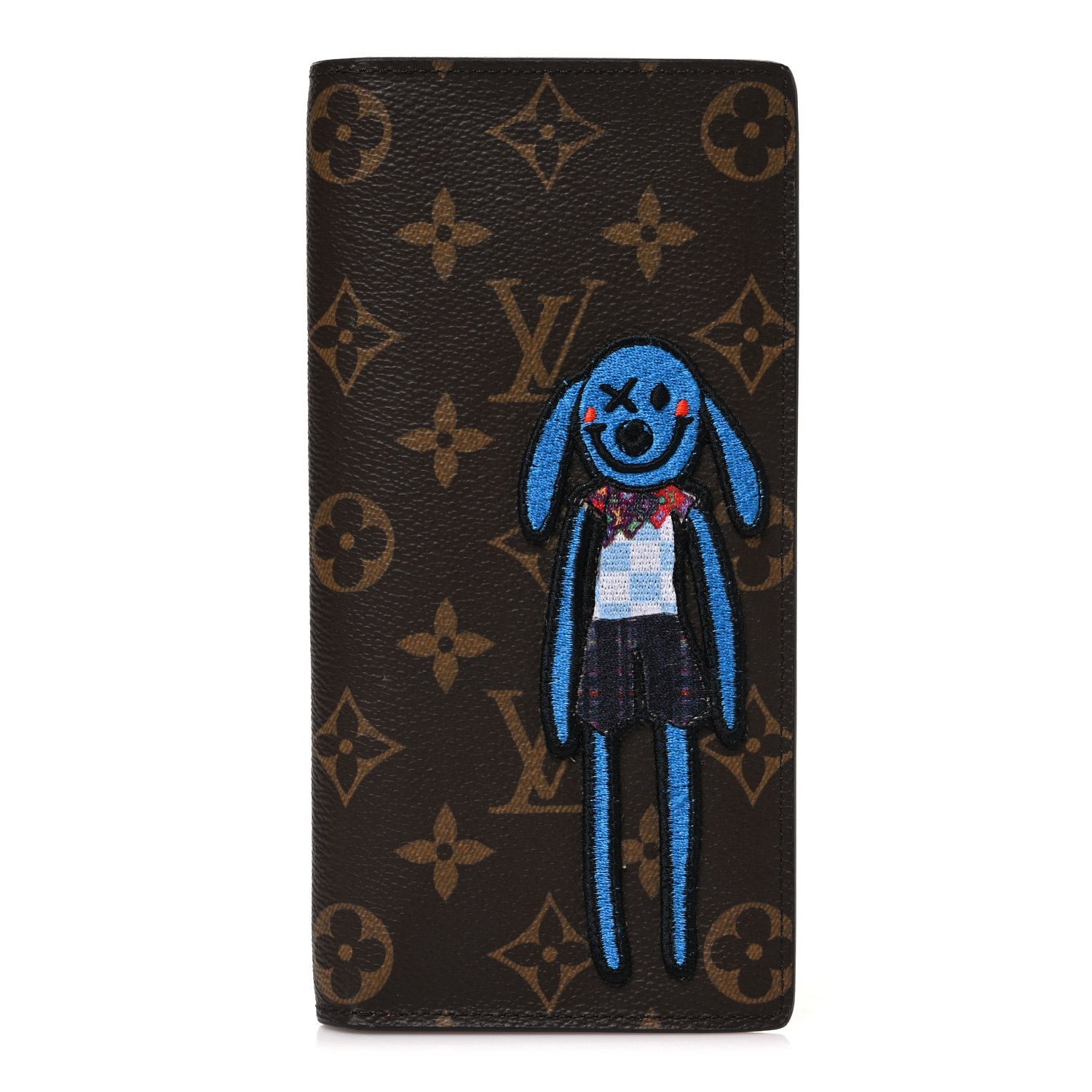 Louis Vuitton Monogram Embroidered Cartoon LV Friends Brazza Wallet