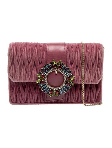 Miu Miu Velvet Crossbody Bag