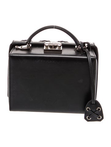Leather Top Handle Bag