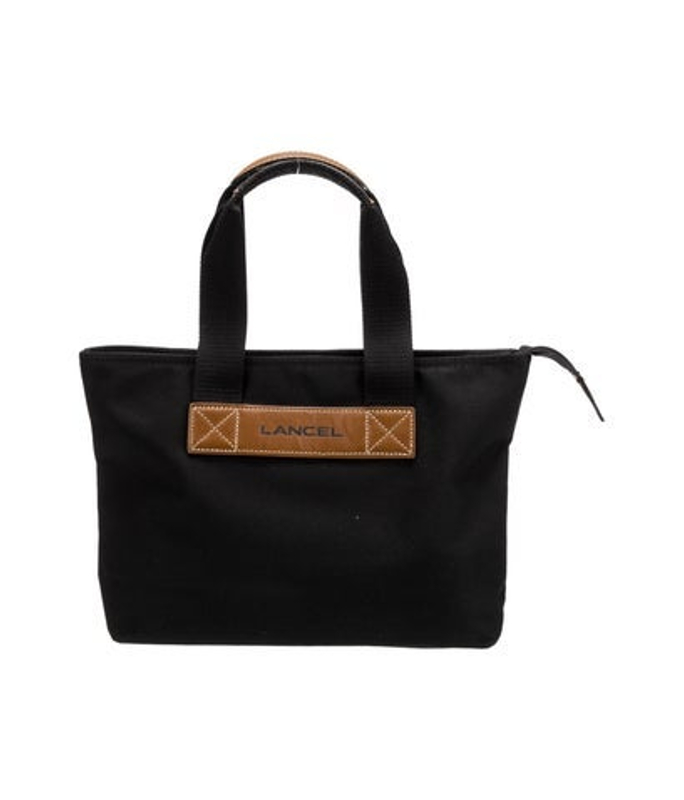 Lancel Nylon Top Handle Bag