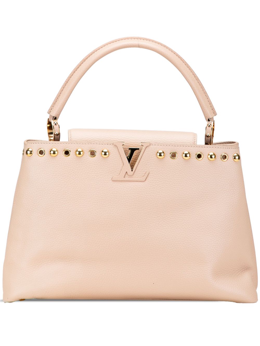 2017 Taurillon Studdy Capucines MM satchel