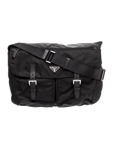 Saffiano Leather Messenger Bag