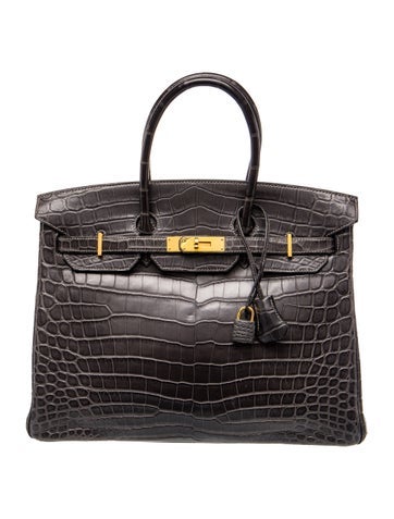 Matte Niloticus Crocodile Birkin 35