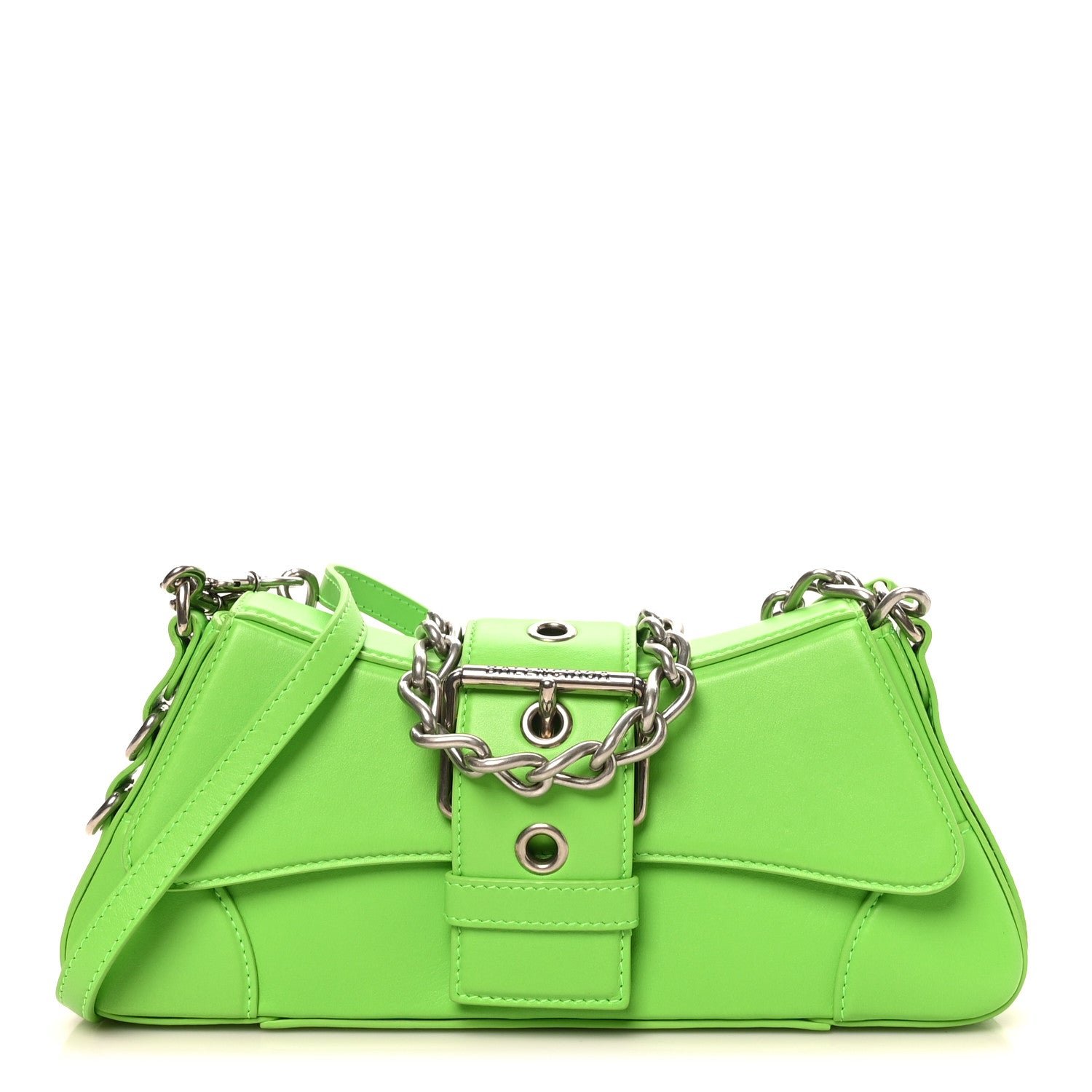 Balenciaga Balenciaga Smooth Calfskin Small Lindsay Shoulder Bag Acid Green