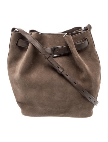 Suede Bucket Bag