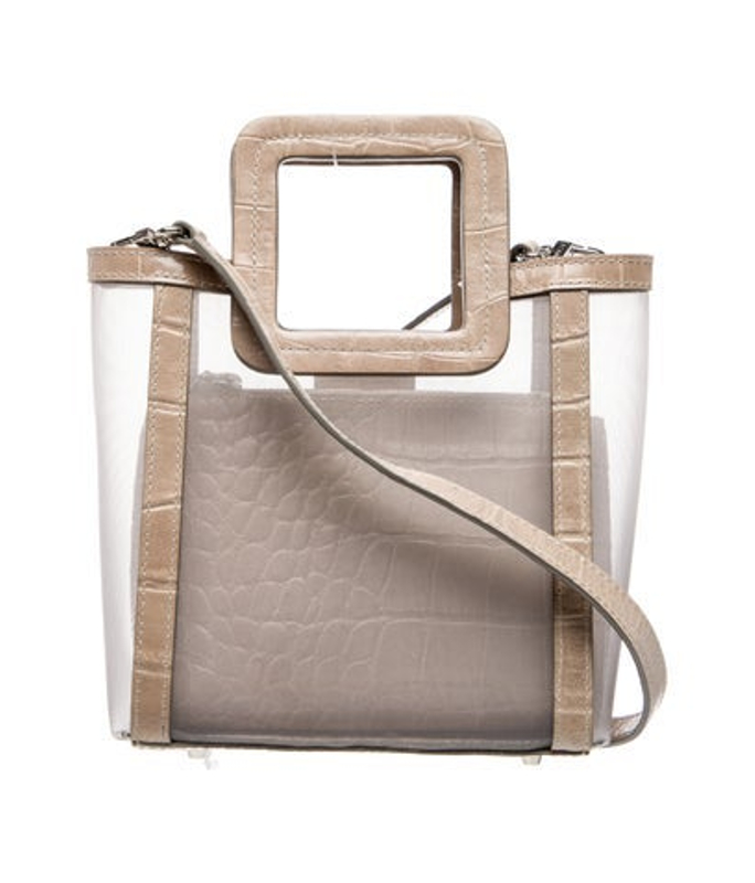 Staud Mesh Top Handle Bag
