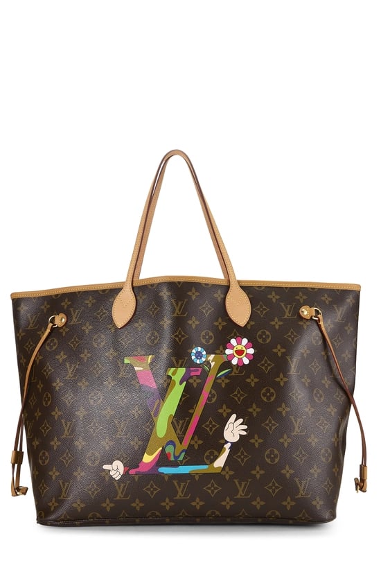 Louis Vuitton Takashi Murakami x Louis Vuitton Monogram Hands Neverfull GM