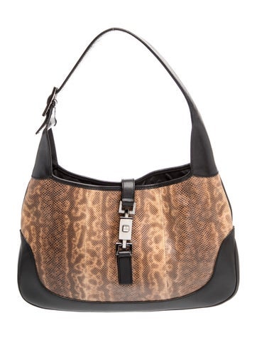 Gucci Embossed Leather Shoulder Bag