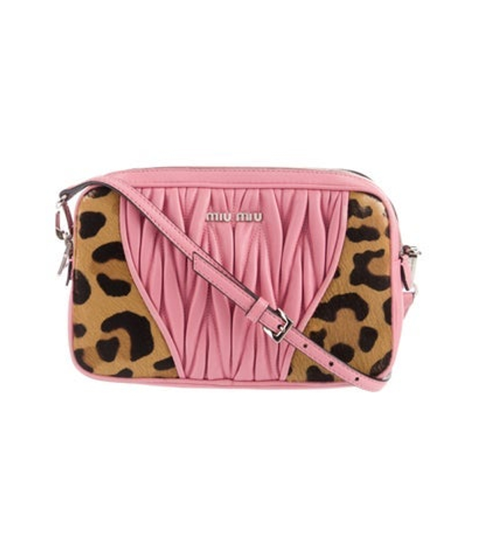 Miu Miu Miu Leather Crossbody Bag