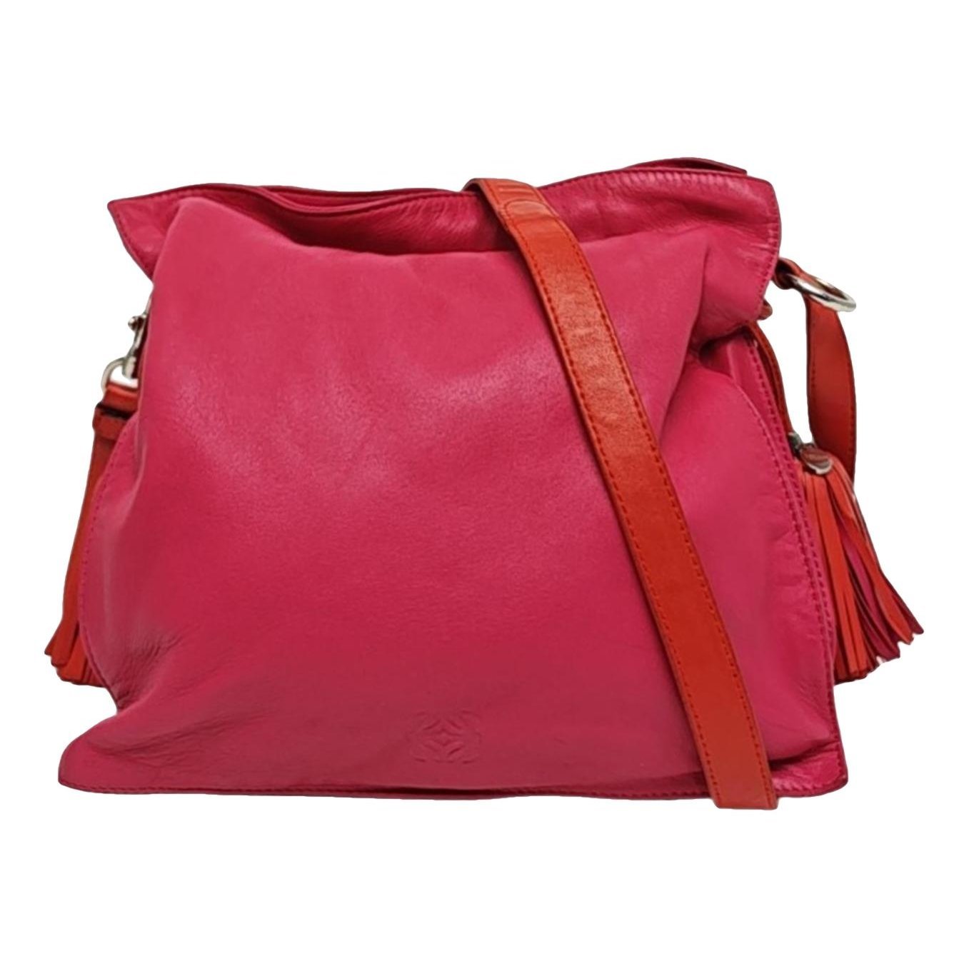 Flamenco leather handbag