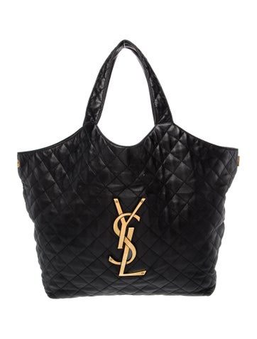 Saint Laurent Quilted monogram icare maxi shopping tote 2022